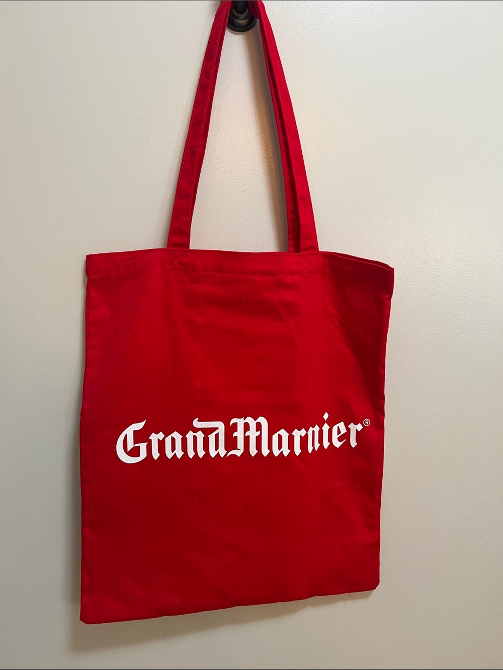 Red Grand Marnier Logo Tote Bag 14”x17”